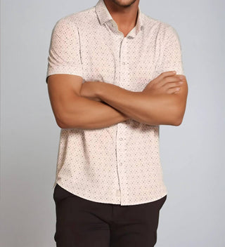 Buki - Camisa técnica de manga curta com folhas soltas