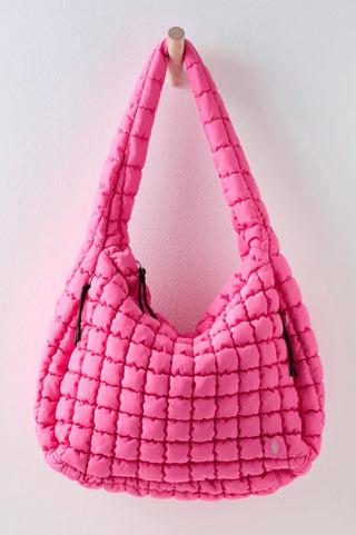 Free People - Bolsa de transporte acolchoada feminina