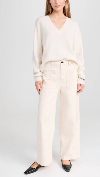 Askk Ny - Virginia Semi Wide Leg Pant
