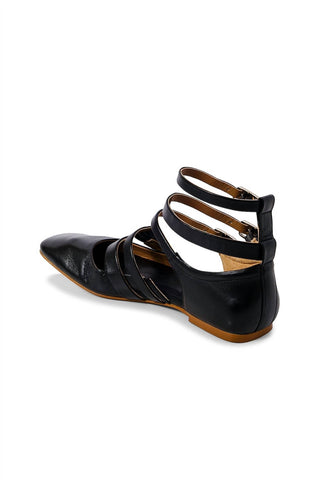 Free People - Sapatilha de balé feminina Hart Buckle