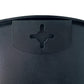 24x36 Inch Black Metal Framed Arched Bathroom Mirror