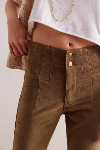 Free People - Calça Jeans Flare Jayde Cord