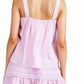 143 Story - Courtney Pretty Crochet Trim Ruffle Top & Mini Skirt Set
