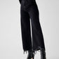 Dl1961 - Women'S - Hepburn Wide Leg Distressed Jean