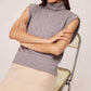 Fifteen Twenty - Jodie Sleeveless Turtleneck Top