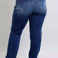 Judy Blue - Vintage Wash Thermal Straight Leg Jean - Plus