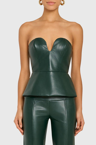 Amanda Uprichard - Juno Leather Top