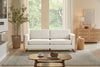 Modern Sofa With Solid Wood Legs, 3 Seater