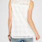 Entro - Floral Embroidered Lace Top