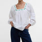 Barbour - Ash Embroidered Square Neck Top