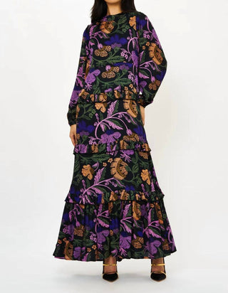 Oliphant - Vestido longo com gola falsa