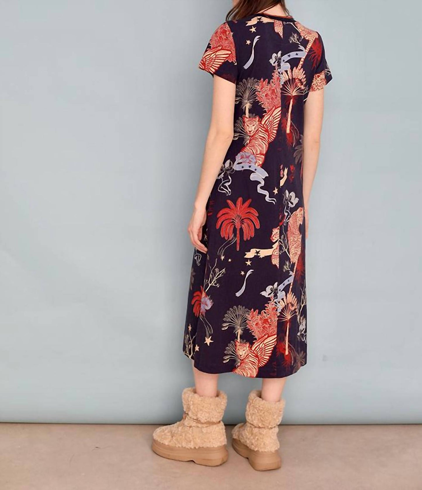 Las Sureñas - Toile De Jouy Jersey Long Dress