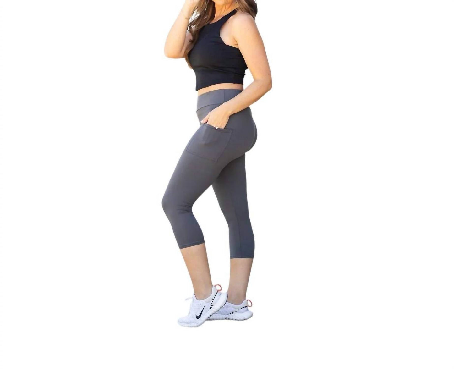 Julia Rose - Capri LeggingsWith Pockets