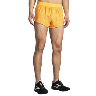 Brooks - Short masculino sherpa com fenda de 3 polegadas