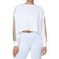 Spiritual Gangster - Rainbow Cropped Pullover Top