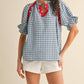 Anniewear - Firecracker Gingham Top