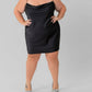 Good American - SATIN MINI SLIP DRESS