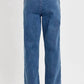 Risen - Full Size Elastic Waist Wide Leg Jeans Plus Size