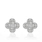 Diana M Jewels - Brincos de diamante trevo de 1,30 cts