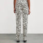 Good American - Zebra Good Icon Straight Leg Jeans
