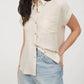Blu Pepper - Collared Cuff Sleeve Back Pintuck Shirt