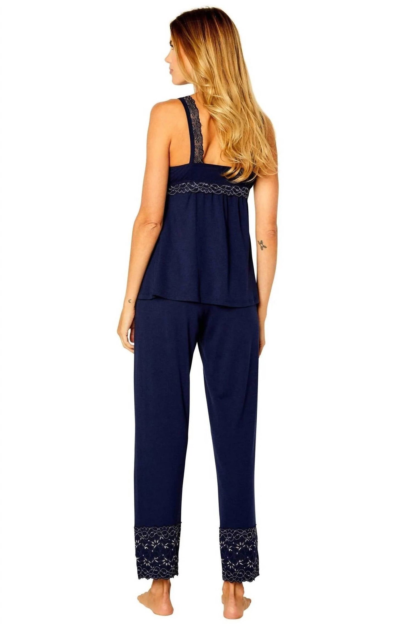 Twelve Eighty Eight - Coco Tank Camisole Full Length Pant Pajama Set