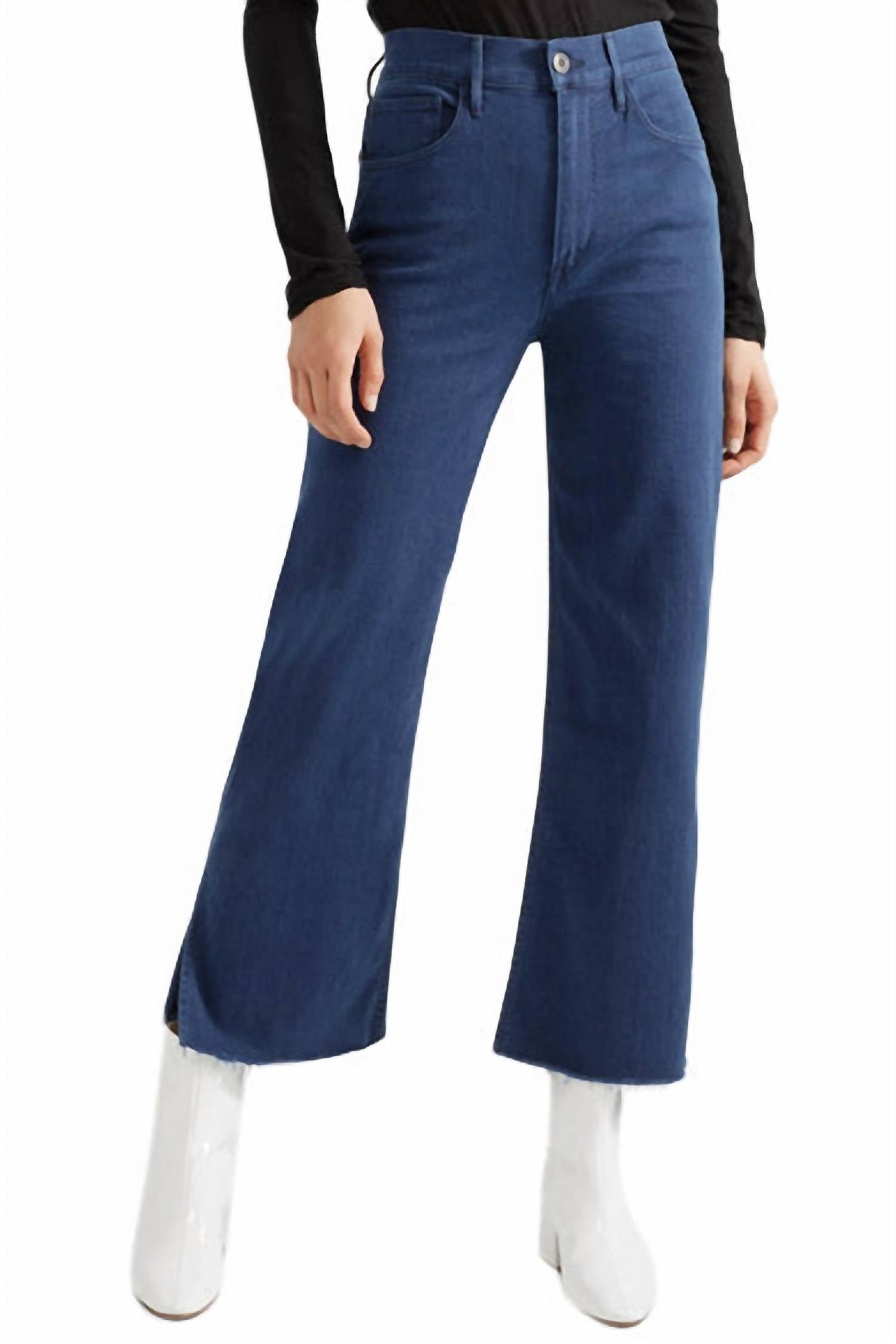3X1 - Women W4 Shelter Wide Leg Crop Arrow Denim Jeans