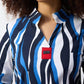 Joseph Ribkoff - Woven Abstract Print Trapeze Top