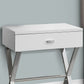 Accent Side X Table With Storage Drawer