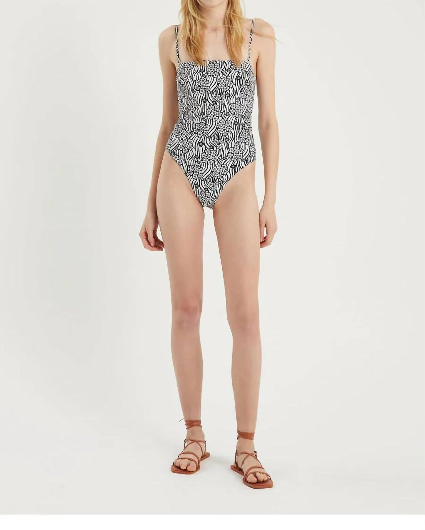Compania Fantastica - Floral Print Swimsuit