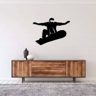 Metalplex - Big Air Snowboarder - Metal Wall Art