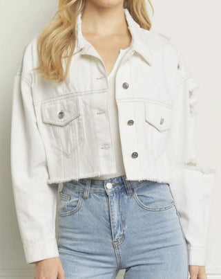 Entro - Cropped Denim Jacket