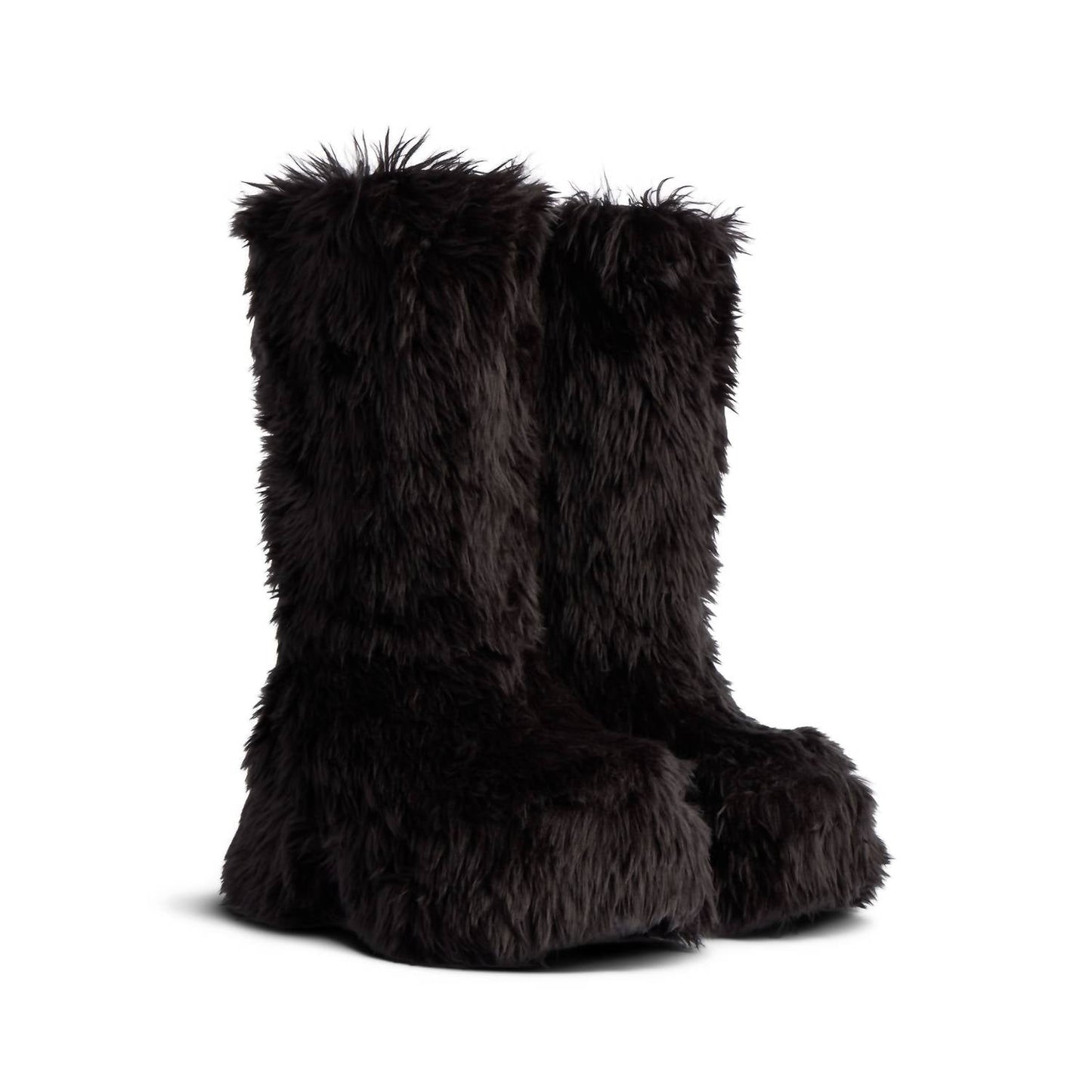 Balenciaga - Pre-loved Women Faux Fur Snow Boots
