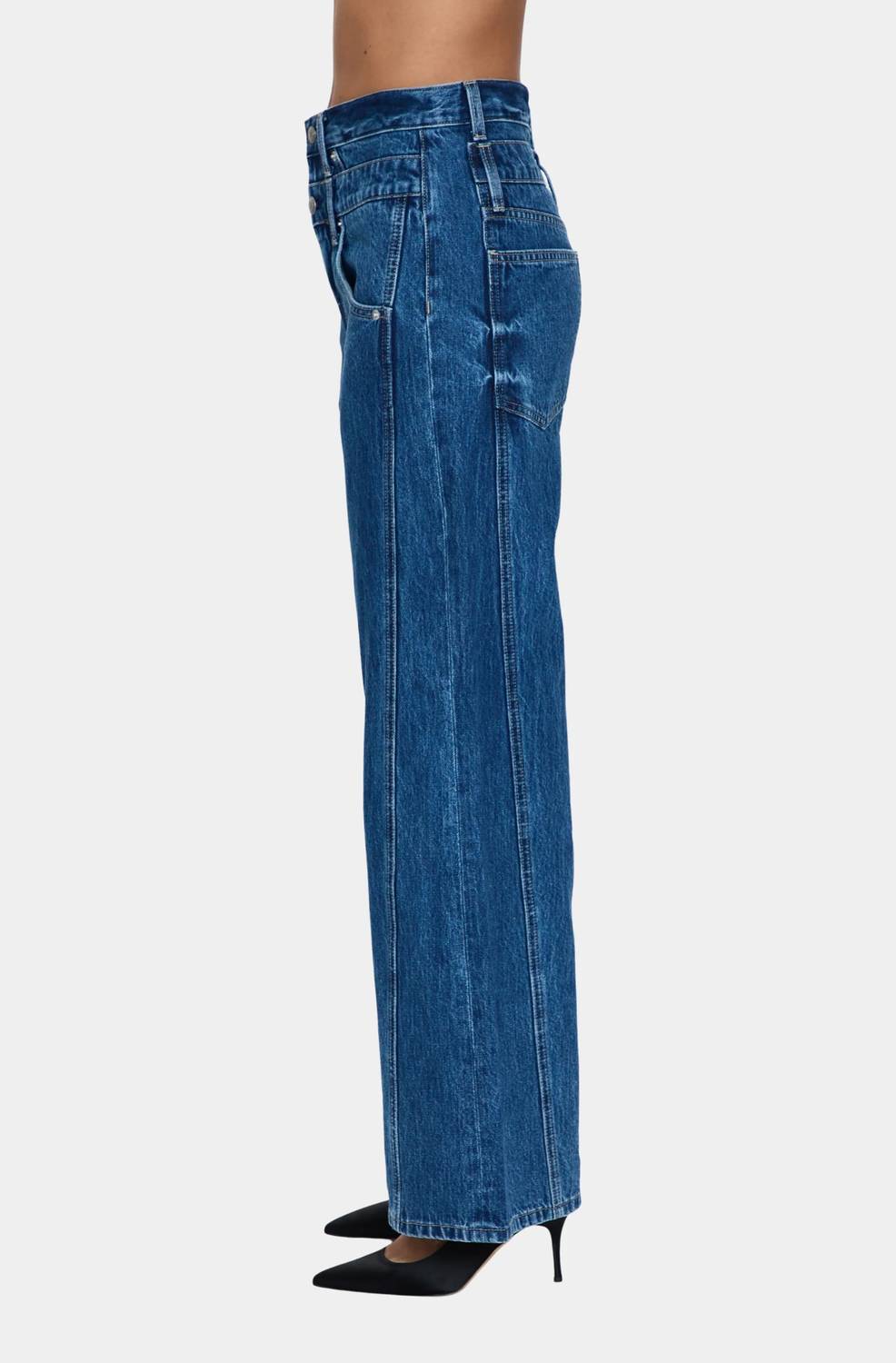 Pistola - Caleb High Rise Stacked Waist Jeans