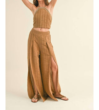 Miou Muse - Eyelet Halter Top