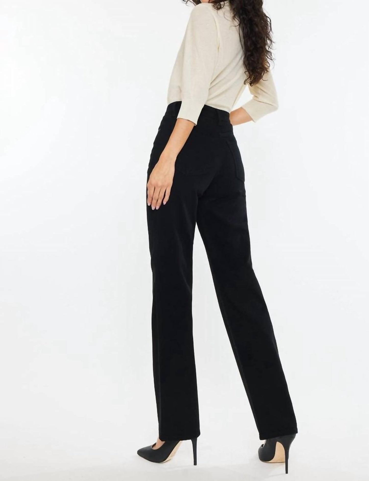 Kancan - Highrise True Straight Jeans