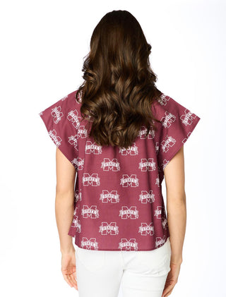 Stewart Simmons - Mississippi State Poplin Blouse
