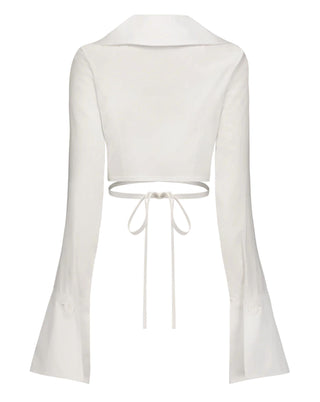 Matthew Bruch - Long Sleeve Wrap Top