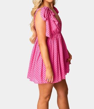 Buddylove - Vestido curto Melanie com amarração nos ombros