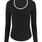 Simkhai - Janay Long Sleeve U-Neck Top