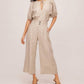 Fifteen Twenty - Sadie Stripe Wide Leg Trousers Pants