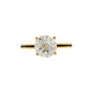 Eye M - Women's Topaz Enamel Slim Band Ring
