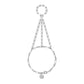 Eklexic - Women's Leila Hand Chain Necklace