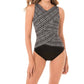 Miraclesuit - Brio Layered High Neck Underwire One Piece Swimsuit