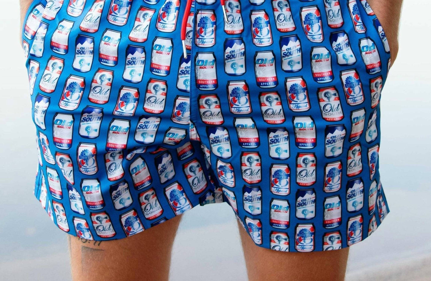 Old South Apparel - Beer Me Soft Mesh Swim Trunks