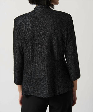 Joseph Ribkoff - Conjunto de duas peças em malha texturizada com acabamento brilhante
