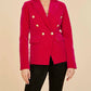 Dolce Cabo - Double Breasted Velvet Blazer