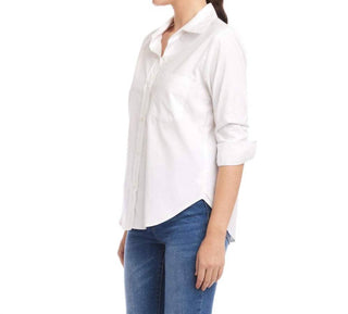 Karen Kane - Ruched Sleeve Button-Up Shirt