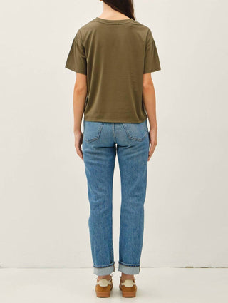 Be Cool - Women's Cotton Jersey Oversized Crop Shirt