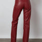 Judy Blue - Leather Tummy Control High Waisted Straight Jeans